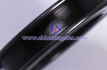 Picture of wire cut molybdenum wire