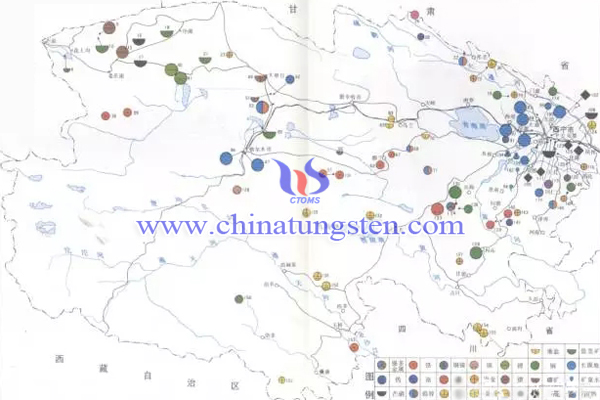 青海省主要礦產(chǎn)資源分布圖片