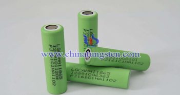 黑龍江耐低溫鋰電池用黃色氧化鎢 鋰電池圖片