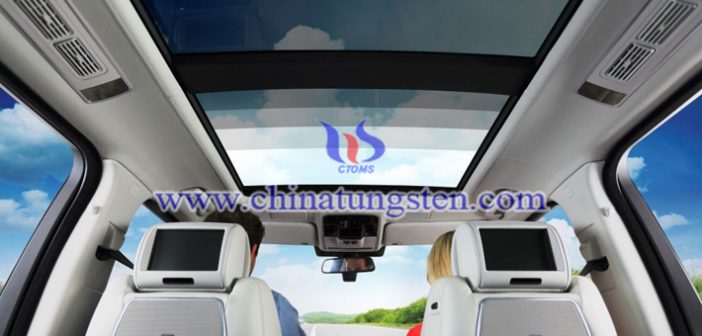 隔熱車(chē)窗玻璃用氧化鎢納米球粒子圖片