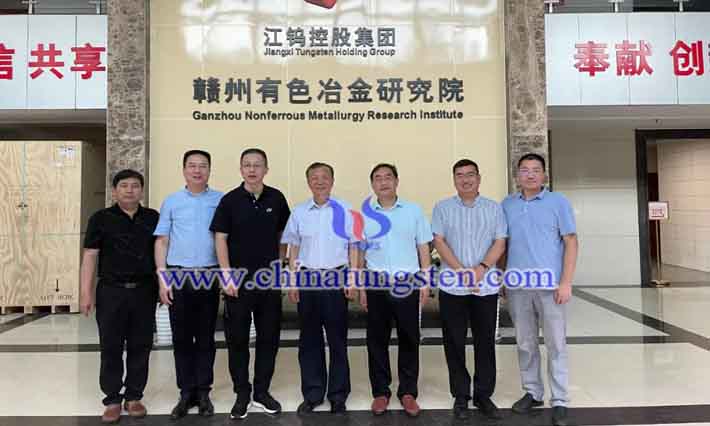 鎢協(xié)會長丁學全一行到江西調研圖片