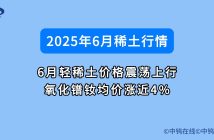 6月稀土價格如何